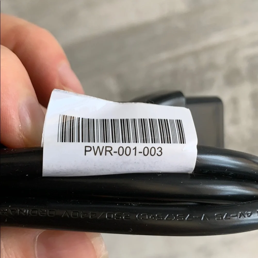 I-Sheng EUR Travel Thick EU Monitor Power Cable New